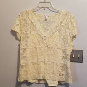 Lacey spring blouse